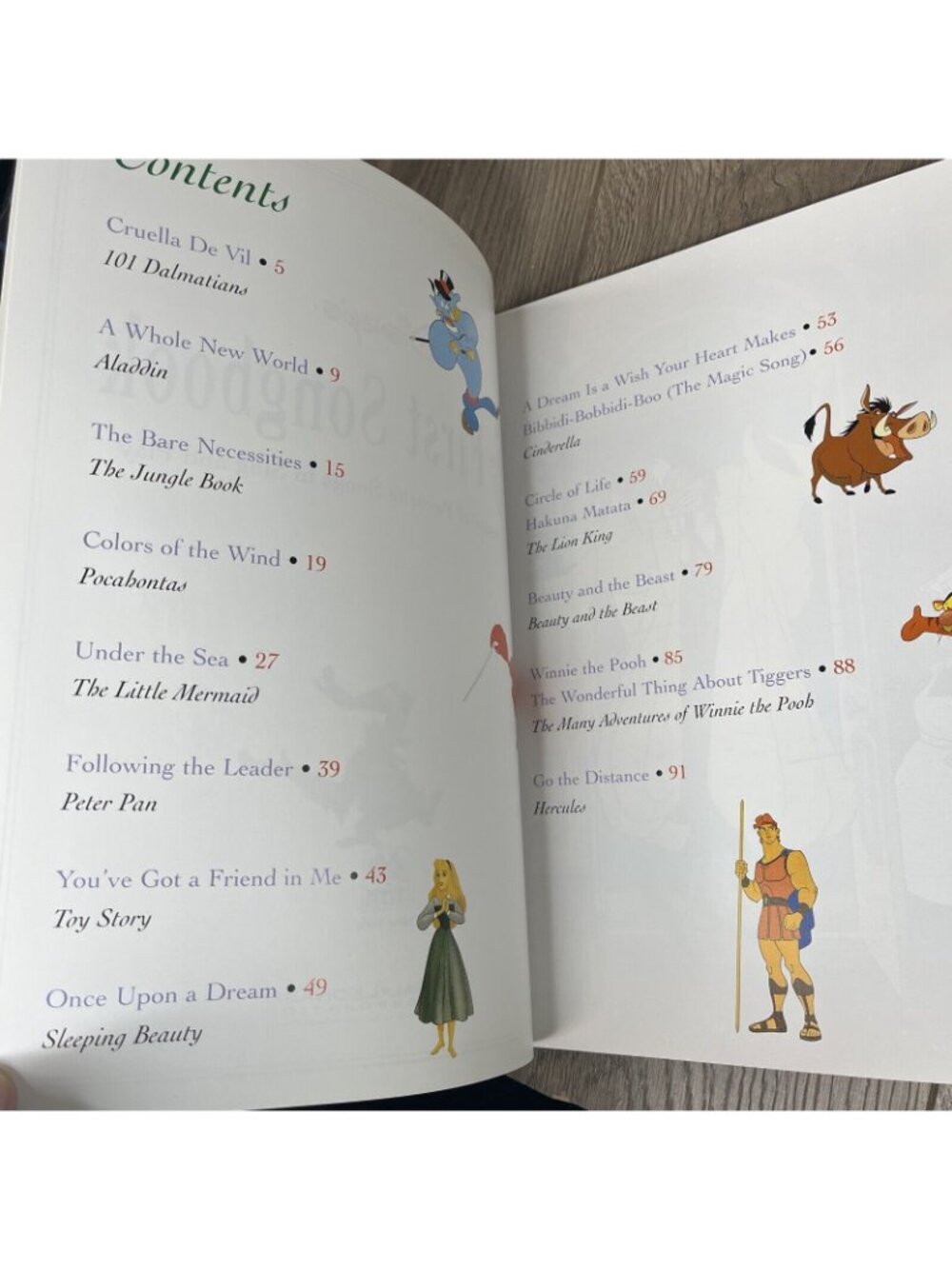 Disney's My First Songbook Sheet Music Easy Piano Songbook Volume 1 Hal Leonard - Picture 5 of 5